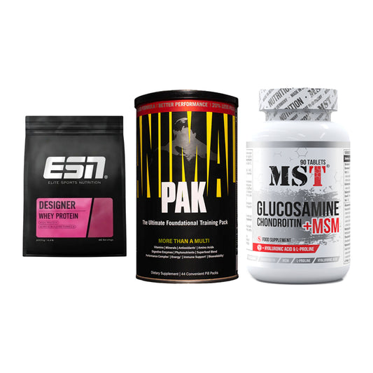Regenerations-Set: ESN Designer + Universal + MST Glucosamine – alle enthaltenen Artikel