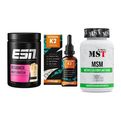 Regenerations-Set: ESN Designer + ProFuel Vitamin + MST MSM 2000 / – alle enthaltenen Artikel