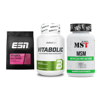 Regenerations-Set: ESN Designer + BioTech Vitabol + MST MSM 2000 / – alle enthaltenen Artikel