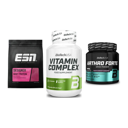 Regenerations-Set: ESN Designer + BioTech Vitamin + BioTech Arthro – alle enthaltenen Artikel