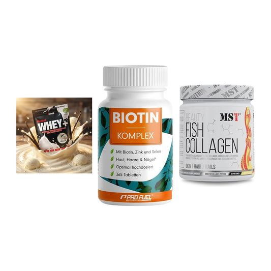Regenerations-Set: Sinob Honest + ProFuel BIOTIN + MST Beauty Fish – alle enthaltenen Artikel