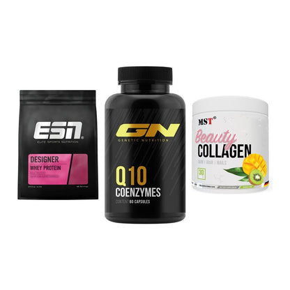 Regenerations-Set: ESN Designer + GN Q10 Health + MST Beauty – alle enthaltenen Artikel