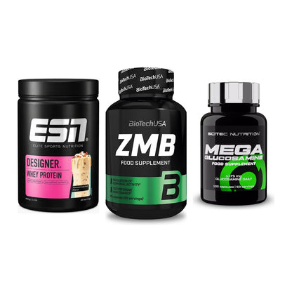 Regenerations-Set: ESN Designer + BioTech ZMB + Scitec Mega – alle enthaltenen Artikel