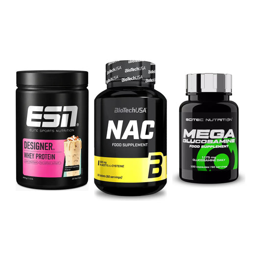 Regenerations-Set: ESN Designer + BioTech NAC + Scitec Mega – alle enthaltenen Artikel