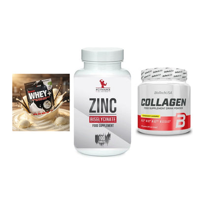 Regenerations-Set: Sinob Honest + #GYMJUICE ZINC + BioTech Collage – alle enthaltenen Artikel