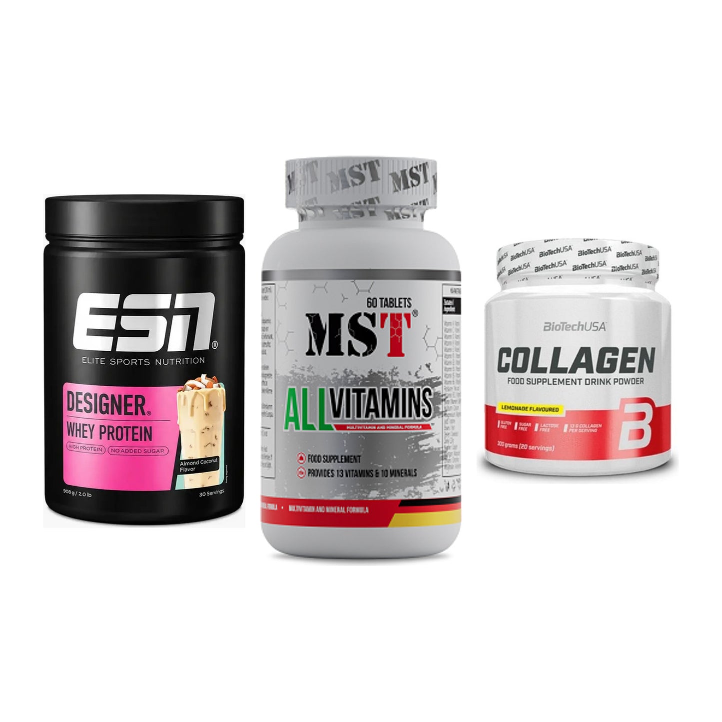 Regenerations-Set: ESN Designer + MST All Vitamin + BioTech Collage – alle enthaltenen Artikel