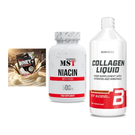 Regenerations-Set: Sinob Honest + MST Niacin + BioTech Collage – alle enthaltenen Artikel