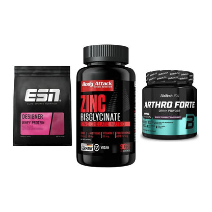 Regenerations-Set: ESN Designer + Body Attack + BioTech Arthro – alle enthaltenen Artikel