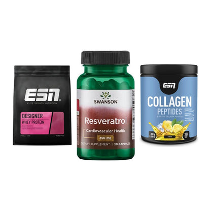 Regenerations-Set: ESN Designer + Swanson Resvera + ESN Collagen – alle enthaltenen Artikel