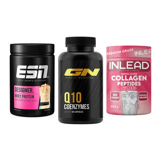Regenerations-Set: ESN Designer + GN Q10 Health + INLEAD Collagen – alle enthaltenen Artikel