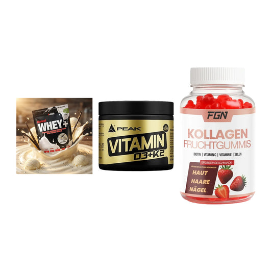 Regenerations-Set: Sinob Honest + Peak Vitamin + FGN Kollagen 60 – alle enthaltenen Artikel