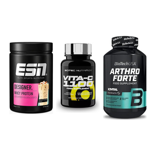 Regenerations-Set: ESN Designer + Scitec Vitamin + BioTech Arthro – alle enthaltenen Artikel