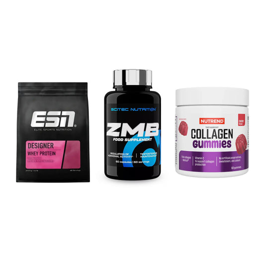 Regenerations-Set: ESN Designer + Scitec ZMB + Nutrend Collage – alle enthaltenen Artikel