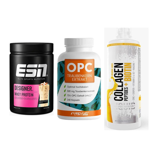 Regenerations-Set: ESN Designer + ProFuel OPC + MST Collagen – alle enthaltenen Artikel
