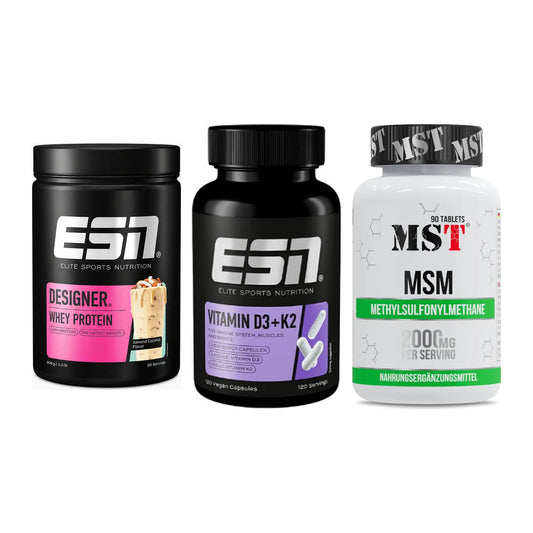 Regenerations-Set: ESN Designer + ESN Vitamin D3 + MST MSM 2000 / – alle enthaltenen Artikel