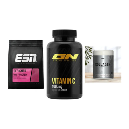 Regenerations-Set: ESN Designer + GN Vitamin C + Sinob Kollagen – alle enthaltenen Artikel