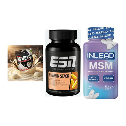 Regenerations-Set: Sinob Honest + ESN Vitamin + INLEAD MSM – alle enthaltenen Artikel