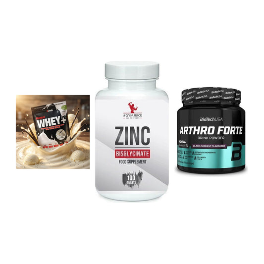 Regenerations-Set: Sinob Honest + #GYMJUICE ZINC + BioTech Arthro – alle enthaltenen Artikel