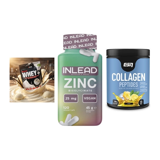 Regenerations-Set: Sinob Honest + INLEAD Zink + ESN Collagen – alle enthaltenen Artikel