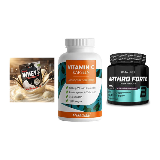 Regenerations-Set: Sinob Honest + ProFuel Vitamin + BioTech Arthro – alle enthaltenen Artikel