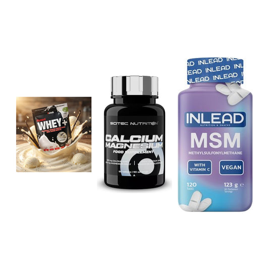 Regenerations-Set: Sinob Honest + Scitec Calcium + INLEAD MSM – alle enthaltenen Artikel