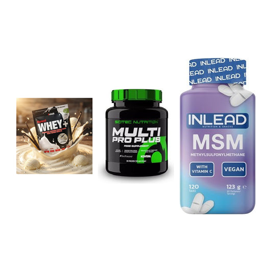 Regenerations-Set: Sinob Honest + Scitec Multi + INLEAD MSM – alle enthaltenen Artikel