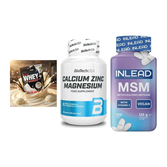 Regenerations-Set: Sinob Honest + BioTech Calcium + INLEAD MSM – alle enthaltenen Artikel