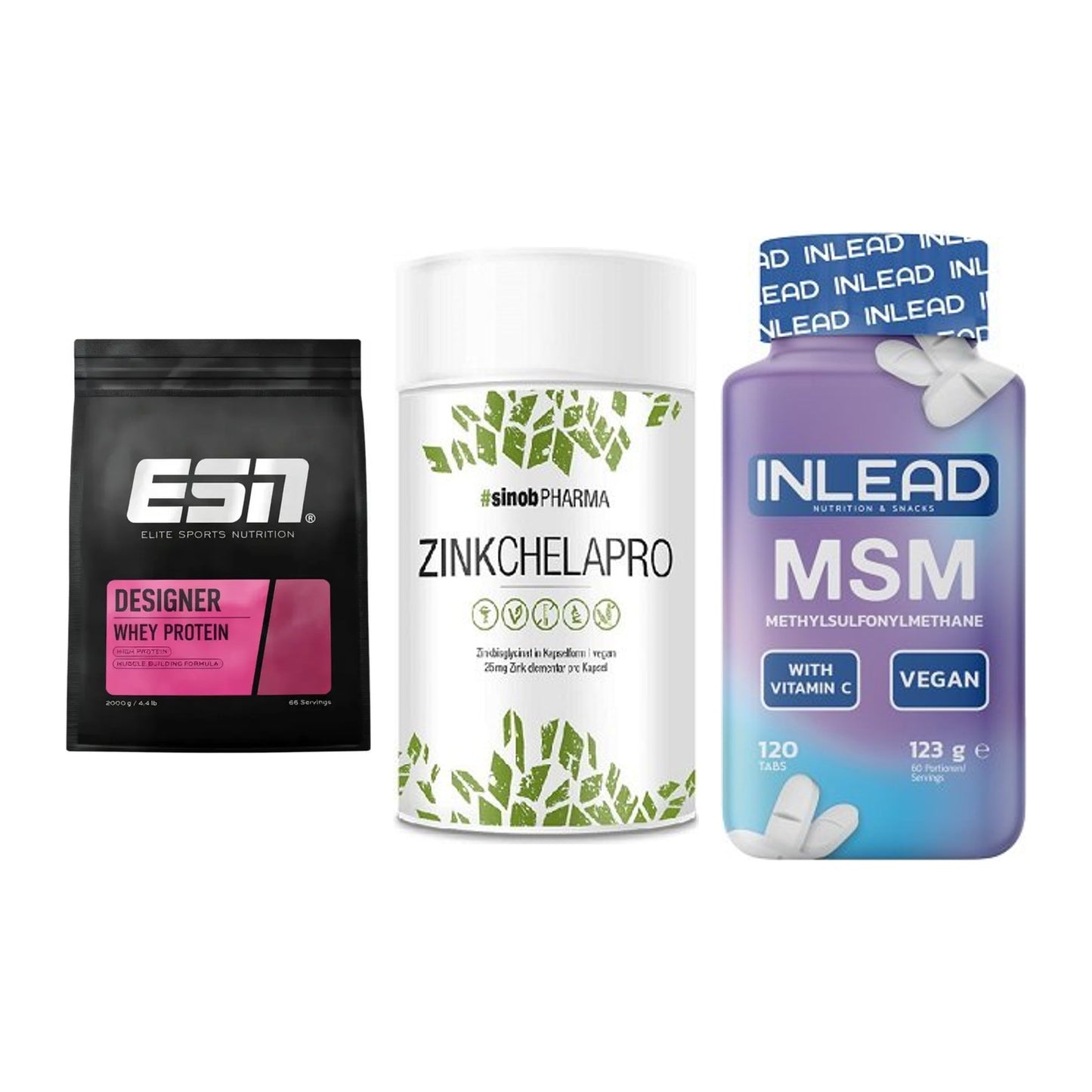 Regenerations-Set: ESN Designer + Sinob Zink + INLEAD MSM – alle enthaltenen Artikel