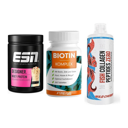 Regenerations-Set: ESN Designer + ProFuel BIOTIN + MST Fish – alle enthaltenen Artikel