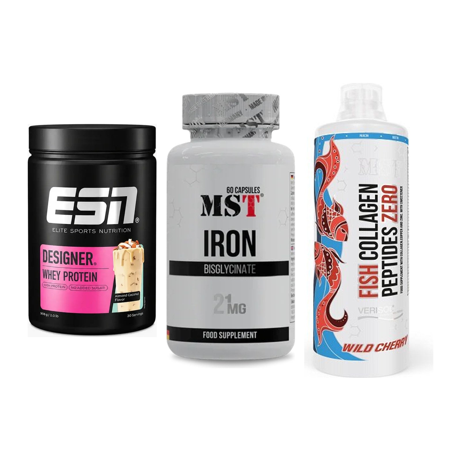 Regenerations-Set: ESN Designer + MST Iron + MST Fish – alle enthaltenen Artikel