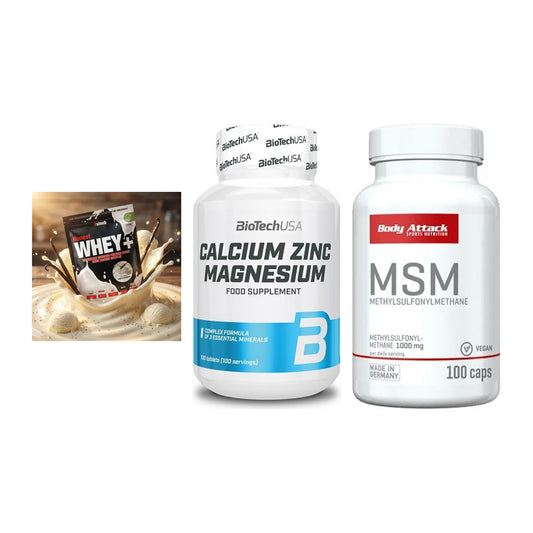 Regenerations-Set: Sinob Honest + BioTech Calcium + Body Attack MSM – alle enthaltenen Artikel