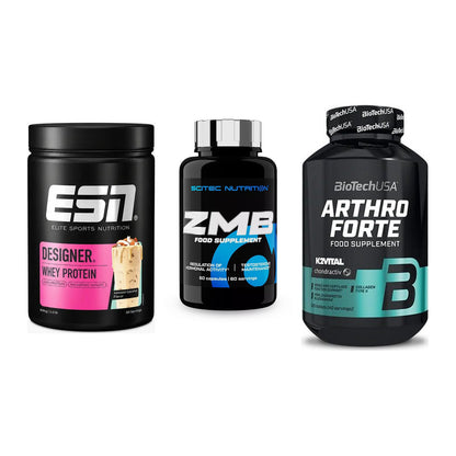Regenerations-Set: ESN Designer + Scitec ZMB + BioTech Arthro – alle enthaltenen Artikel