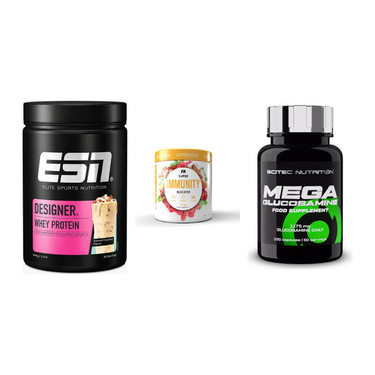 Regenerations-Set: ESN Designer + FA Nutrition + Scitec Mega – alle enthaltenen Artikel