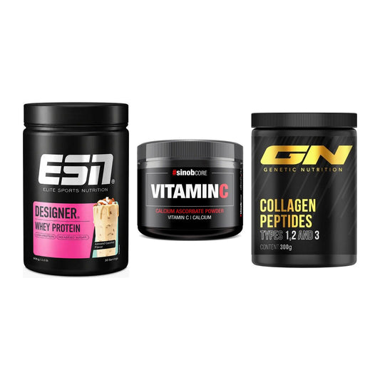 Regenerations-Set: ESN Designer + Sinob Vitamin C + GN Peptan – alle enthaltenen Artikel