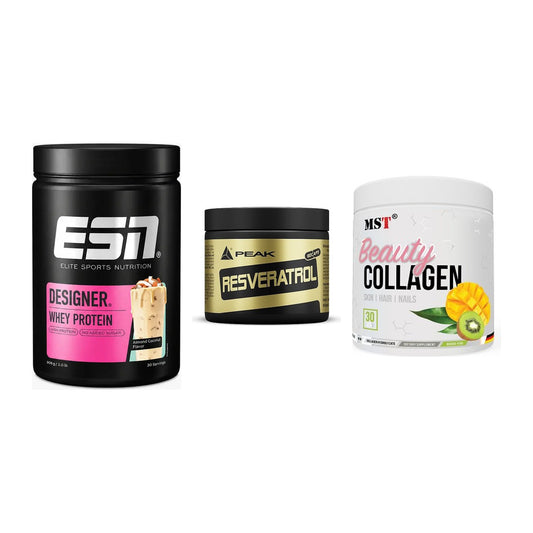 Regenerations-Set: ESN Designer + Peak Resveratro + MST Beauty – alle enthaltenen Artikel