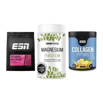 Regenerations-Set: ESN Designer + Sinob Magnesium + ESN Collagen – alle enthaltenen Artikel