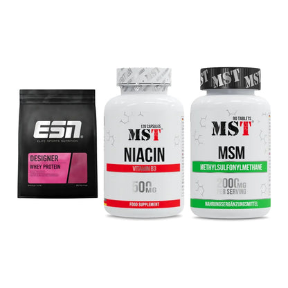 Regenerations-Set: ESN Designer + MST Niacin + MST MSM 2000 / – alle enthaltenen Artikel