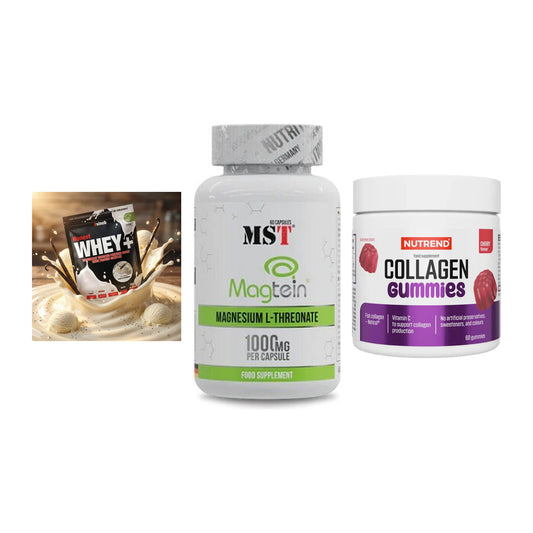 Regenerations-Set: Sinob Honest + MST Magnesium + Nutrend Collage – alle enthaltenen Artikel