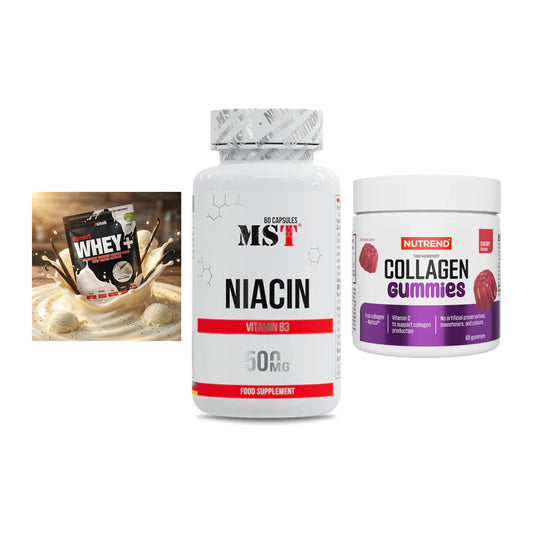 Regenerations-Set: Sinob Honest + MST Niacin + Nutrend Collage – alle enthaltenen Artikel