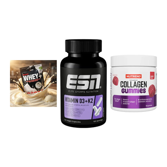 Regenerations-Set: Sinob Honest + ESN Vitamin D3 + Nutrend Collage – alle enthaltenen Artikel