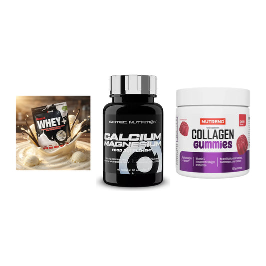 Regenerations-Set: Sinob Honest + Scitec Calcium + Nutrend Collage – alle enthaltenen Artikel