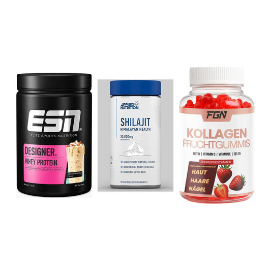 Regenerations-Set: ESN Designer + Applied Nutriti + FGN Kollagen 60 – alle enthaltenen Artikel