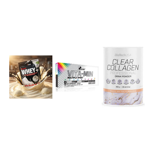 Regenerations-Set: Sinob Honest + Olimp Vita-Min + BioTech Clear – alle enthaltenen Artikel