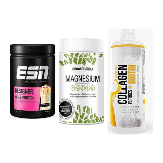 Regenerations-Set: ESN Designer + Sinob Magnesium + MST Collagen – alle enthaltenen Artikel