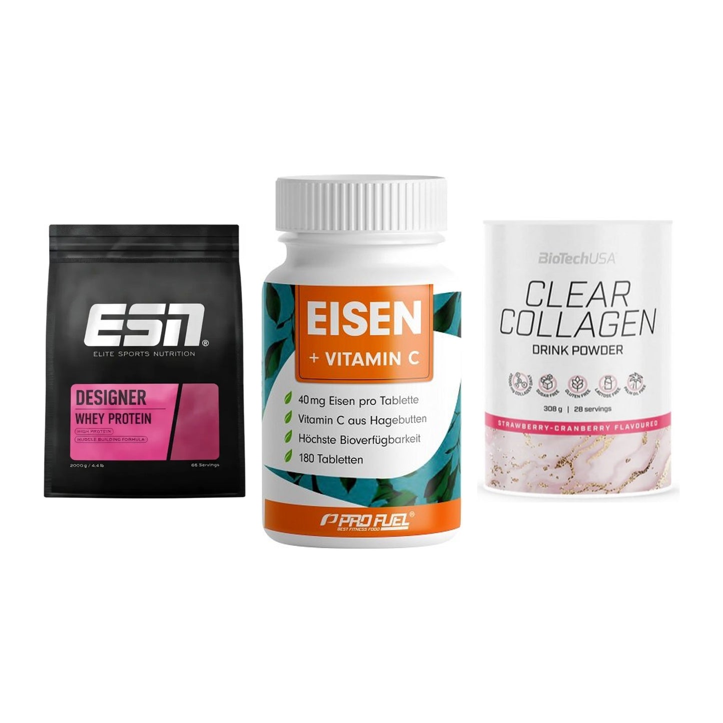 Regenerations-Set: ESN Designer + ProFuel EISEN + BioTech Clear – alle enthaltenen Artikel
