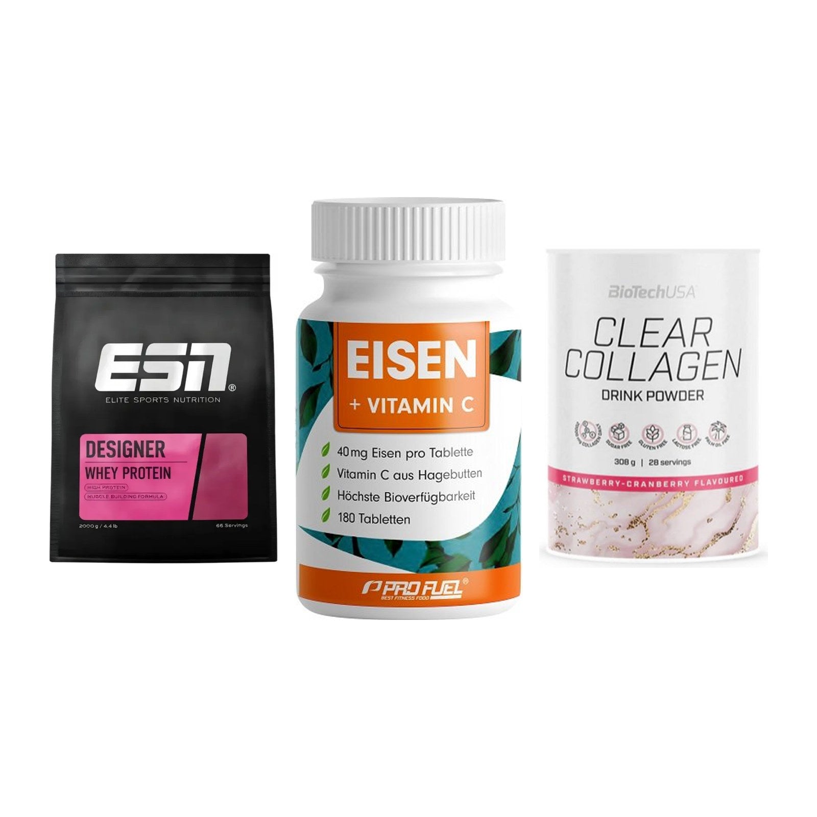 Regenerations-Set: ESN Designer + ProFuel EISEN + BioTech Clear – alle enthaltenen Artikel