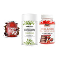 Regenerations-Set: Scitec 100% + Sinob Curcumin + FGN Kollagen 60 – alle enthaltenen Artikel
