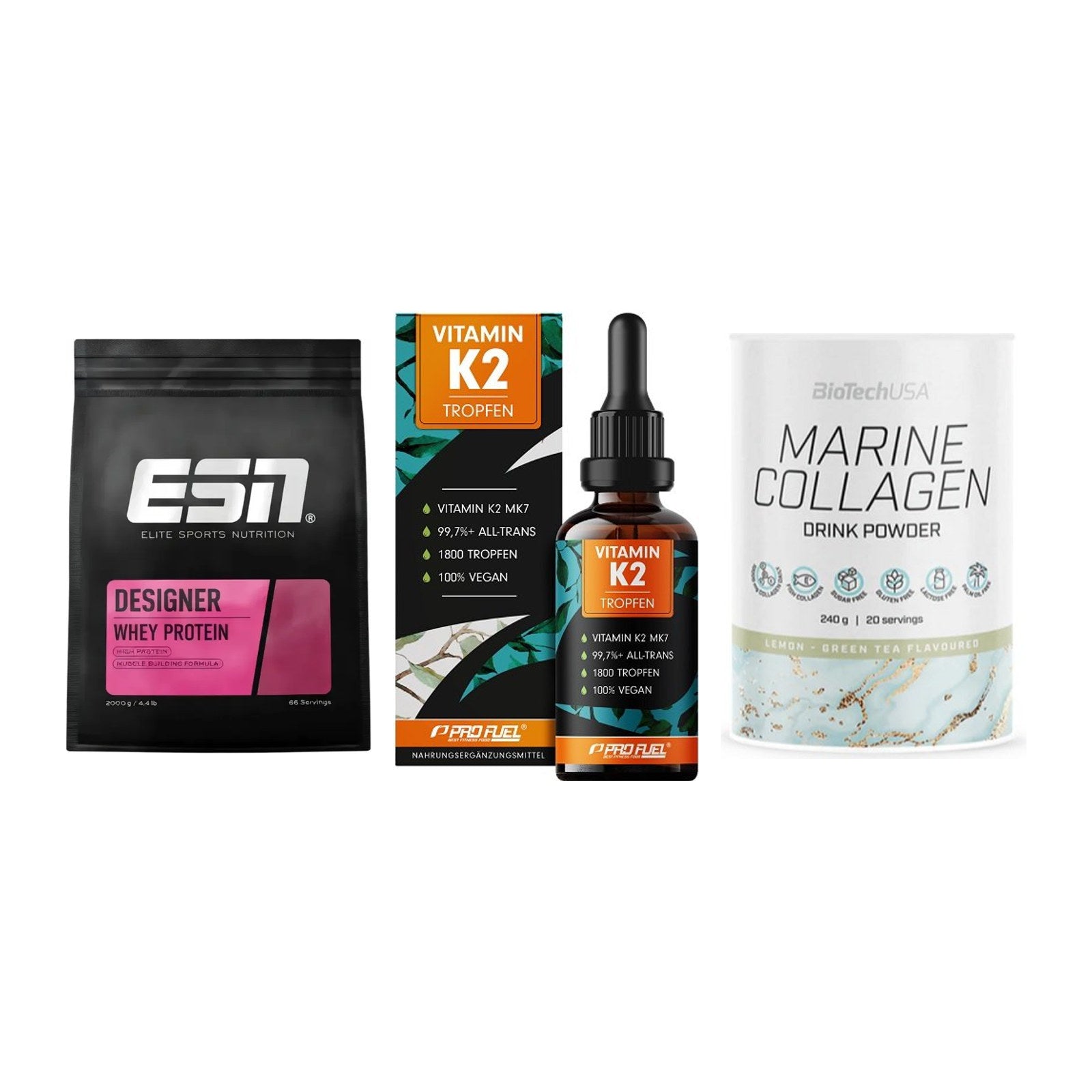 Regenerations-Set: ESN Designer + ProFuel Vitamin + BioTech Marine – alle enthaltenen Artikel