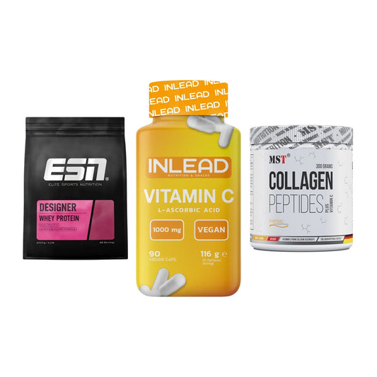 Regenerations-Set: ESN Designer + INLEAD Vitamin + MST Collagen – alle enthaltenen Artikel