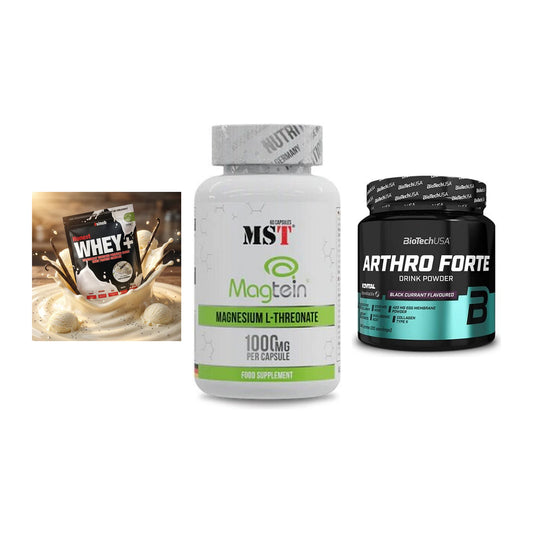 Regenerations-Set: Sinob Honest + MST Magnesium + BioTech Arthro – alle enthaltenen Artikel